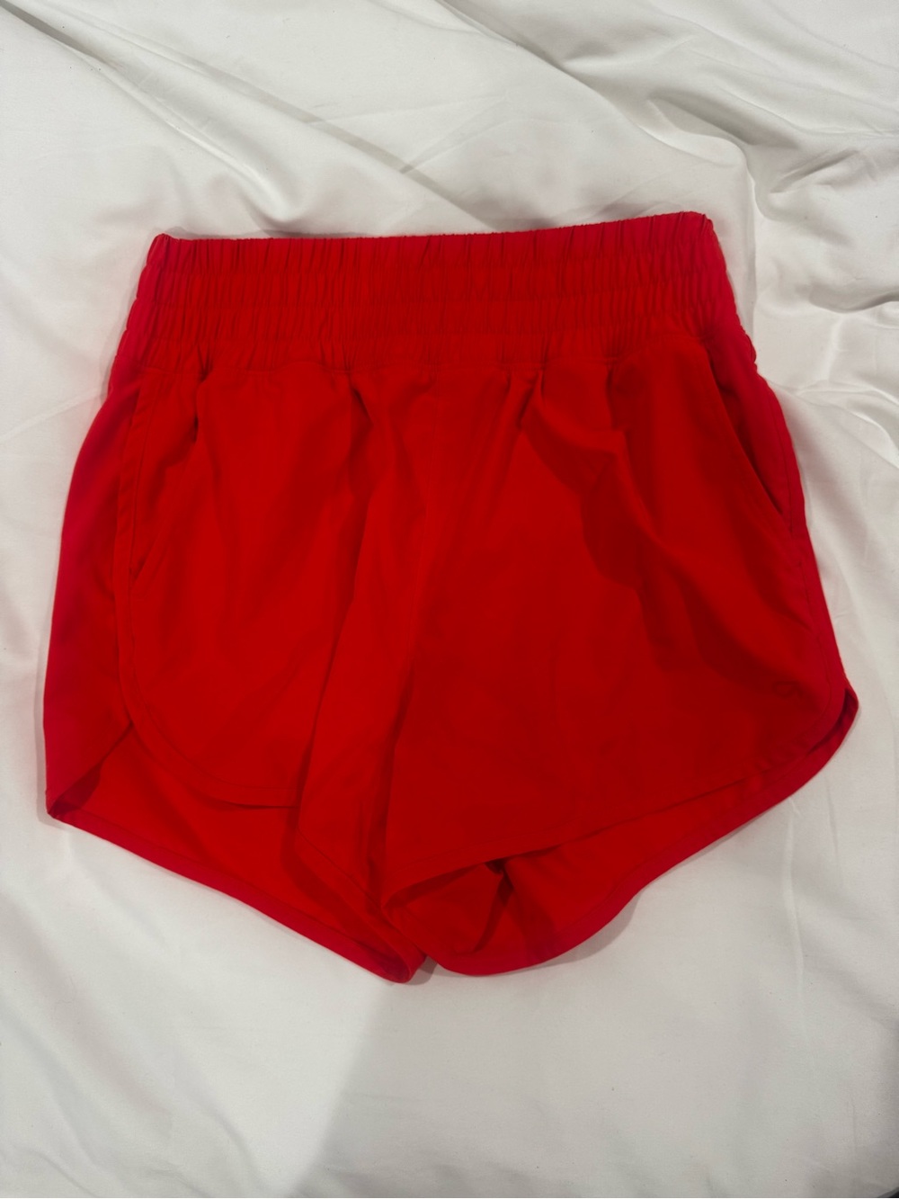 GAP Women's Bright Red Athletic Shorts